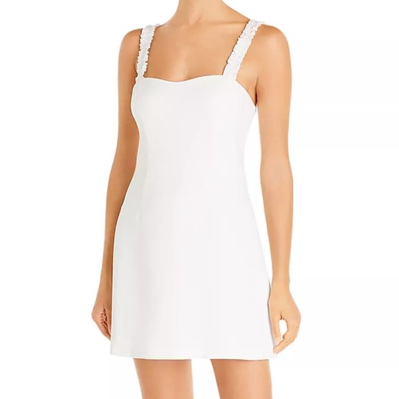 Frill Sleeveless Mini Dress - Picture 1 of 4